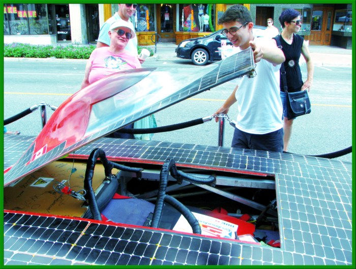 U of W solar race car