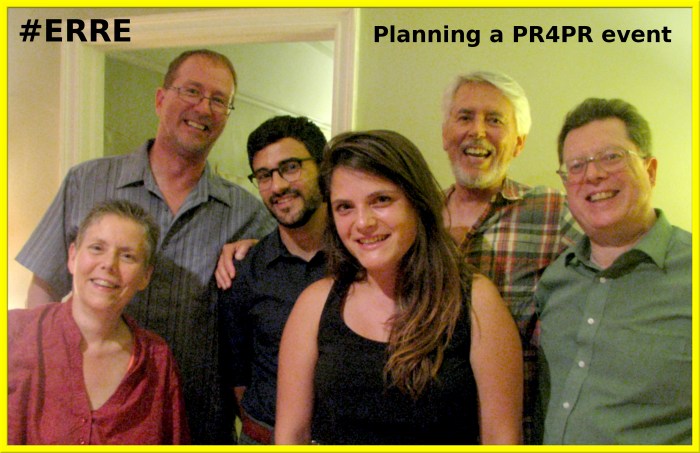 Mo, David, Sam, Julia, Richard, Bob (and Laurel behind the camera)