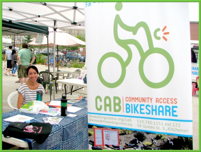 Community Access Bike Share at Waterloo Open Streets