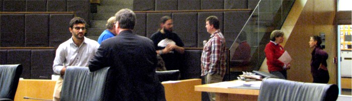 The conversations continued for quite some time after the event.