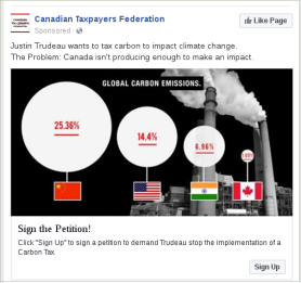 Canadian Taxpayers Federation Petition