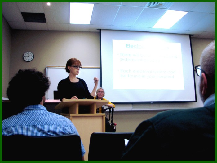 Temara Brown explains electoral systems