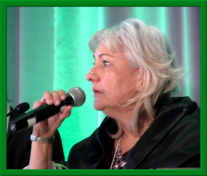 Lorraine Rekmans at the SGM