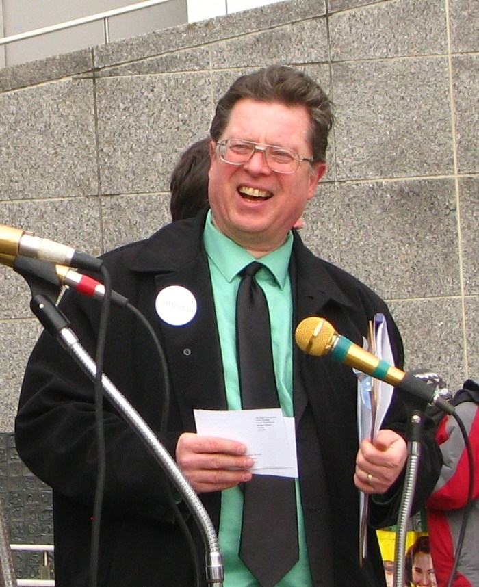 Kitchener-Conestoga's Bob Jonkman was the Master of Ceremonies